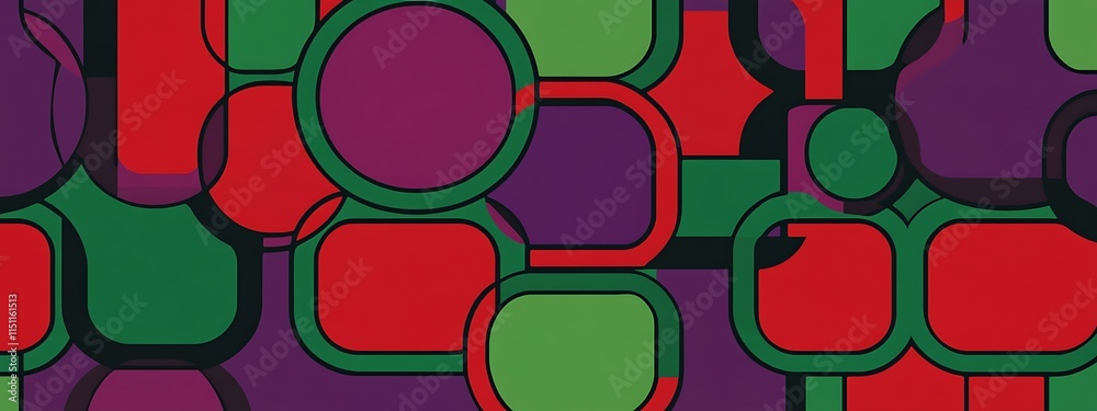 Poster colorful abstract background with geometric shapes. (6)