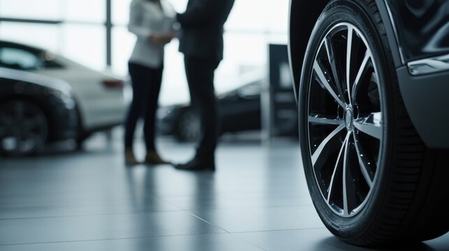 Dynamic vehicle assessment zone. Featuring staff assisting clients with evaluations