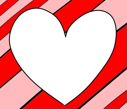 red heart pattern designシンプル　しましま　ハート　赤　模様　柄　素材　デザイン　