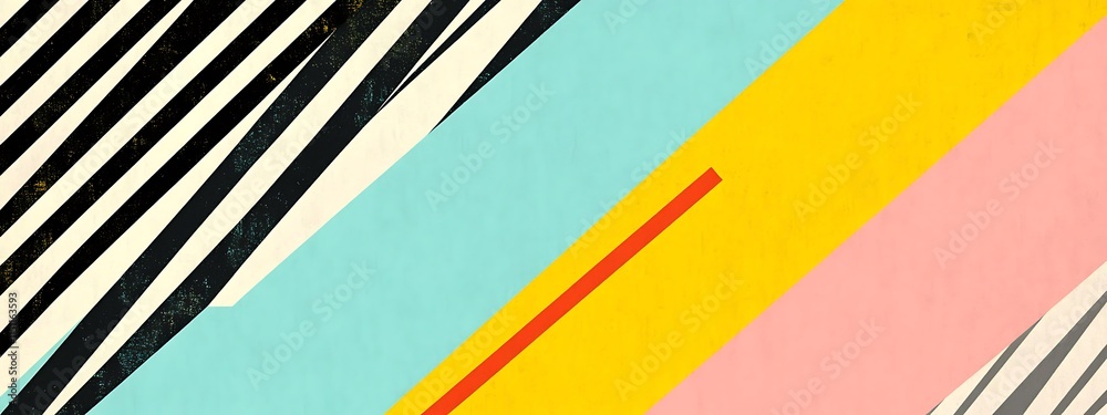 Poster colorful abstract background with stripes.