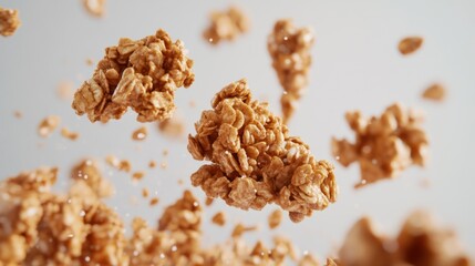 Sweet Granola Clusters in Airy Motion