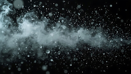 Obraz premium Abstract Smoke Cloud Against a Dark Background