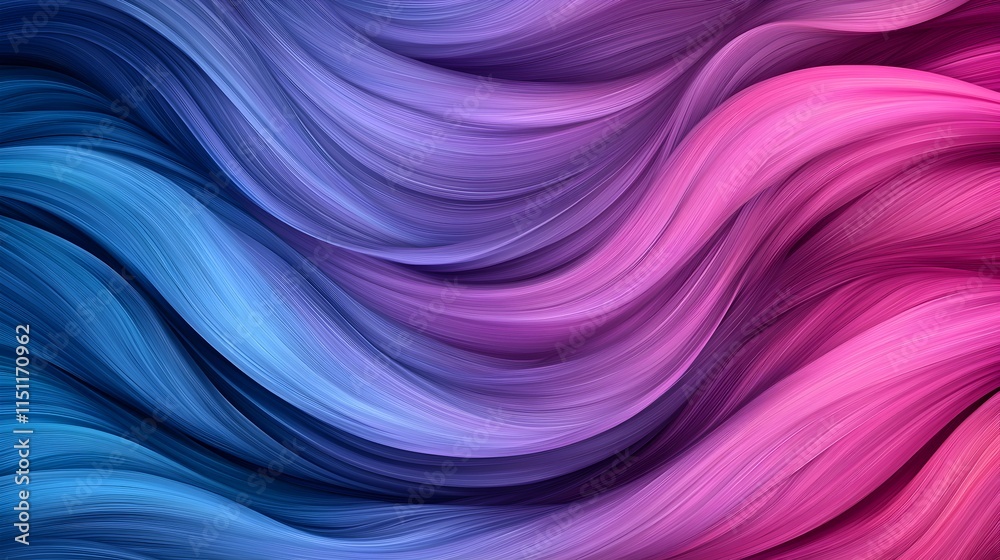 Aufkleber Mesmerizing gradient background blending dark blue purple and magenta tones with abstract noise texture creating a dynamic and visually striking flow for modern poster header design