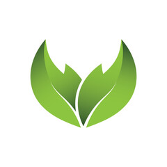 Green Leaf Logo Grapich Images 