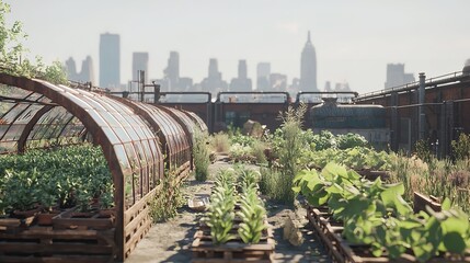 On a City Rooftop, a Sustainable Urban Farm is Thriving