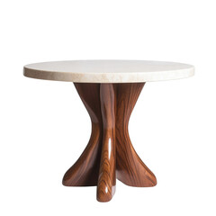 table isolated on white