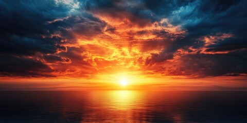 Fototapeta premium Stunning sunset moments showcase the beauty of sunlight during sunset time, creating a magical atmosphere with vibrant colors and serene landscapes at sunset time for nature lovers.