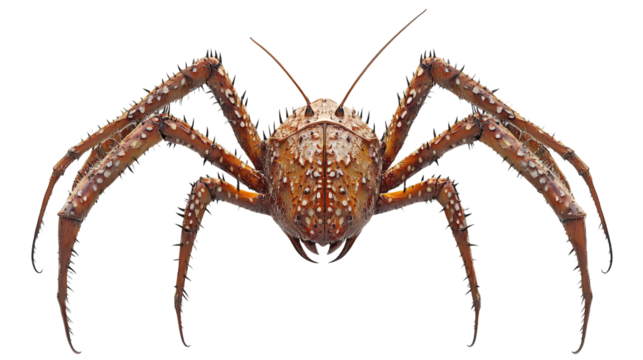 An ancient harvestman Eophalangium  available PNG on white background