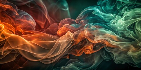 Abstract gradient flow on white background wallpaper picture backdrop art work steam concept for business presentation corporate Smoke Explosion Backdrop