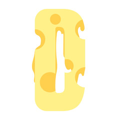 Cheese Letter D