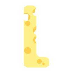 Cheese Letter L