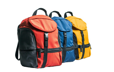Backpacks for School isolated on transparent Background