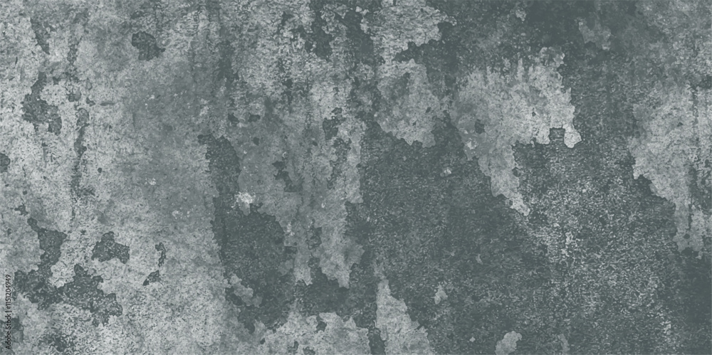 Poster abstract background with texture of a concrete wall with cracks. design with old black and white gru