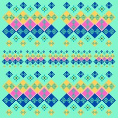 Vibrant Diamond Mosaic : dynamic and colorful diamond-patterned design with geometric motifs. perfect for textiles, wallpapers, gift wrapping, and modern graphic projects.
