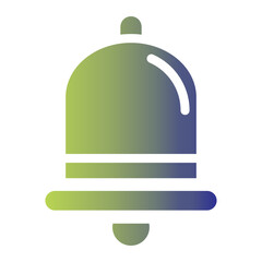 School icon on flat gradient style. learn and play icon