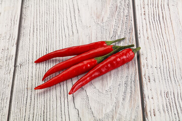 Spice ripe red chili pepper