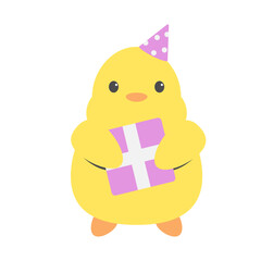 Little Chicken Bring Gift Box