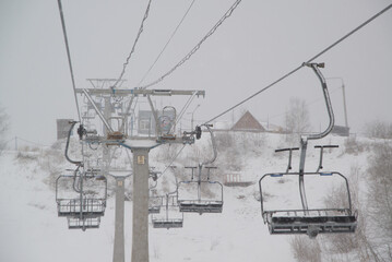 This cable car is for those who want to go up to see the beauty of Chersky stone or want to go up to the highest point of this mountain for skiing. The height of this place is 755 meters above the sea