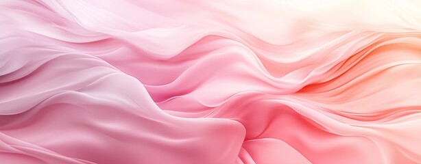 Obraz premium Pastel Gradient Background with Fluid Waves