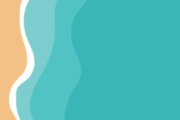 Abstract Sea Beach Vector Background