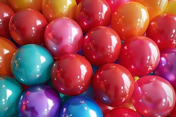 colorful balloons background