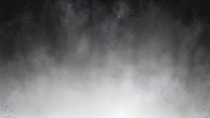 Fototapeta premium Abstract motion of white water splashing on black, resembling a stormy night sky with swirling clouds and mist