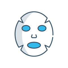 Facial Mask vector icon