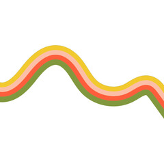 Retro Hippie Rainbow