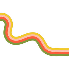 Retro Hippie Rainbow