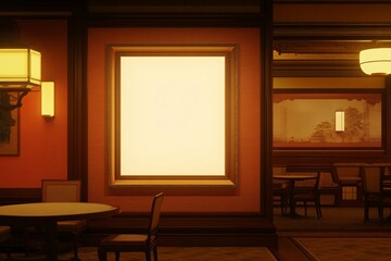 Fototapeta premium Elegant Interior Design of a Luxurious Dining Area