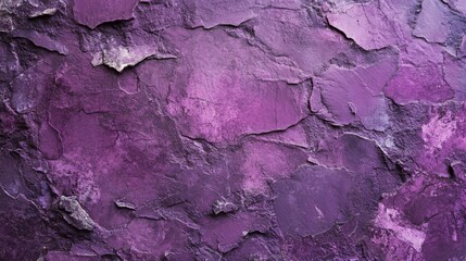 Fototapeta premium Grunge purple stone background featuring a textured natural stone surface. This purple grunge stone background highlights unique patterns found in natural stone surfaces.