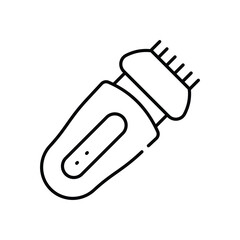 Beard trimmer vector icon