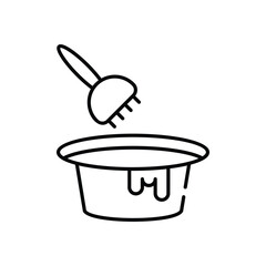 Hair Dye Colour vector icon