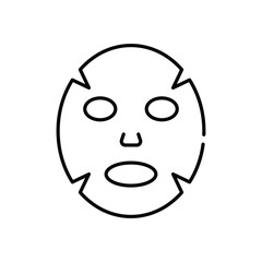 Facial Mask vector icon