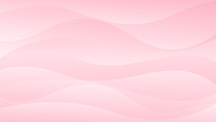 Abstract pink curve background, pink beauty dynamic wallpaper with wave shapes. Template banner background for beauty products, sales, ads, pages, events, web, and others