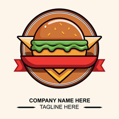 burger shop logo