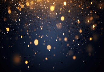 Obraz premium Golden Glitter and Sparkle Overlay