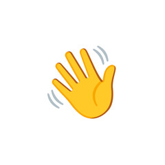 Waving Hand Emoji 