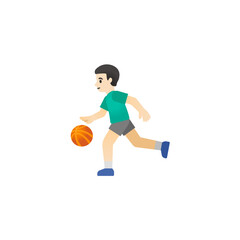 Fototapeta premium Basketball Player Emoji 
