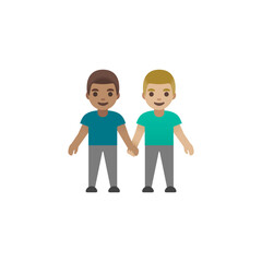 Holding Hands Couple Emoji (Male)
