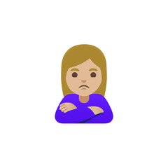 Angry Girl Emoji
