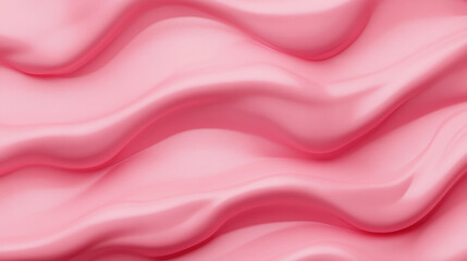 Soft pink waves create soothing and elegant abstract background, perfect for various design projects. gentle curves and smooth texture evoke sense of calm and beauty