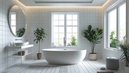 Modern Bathroom Interior