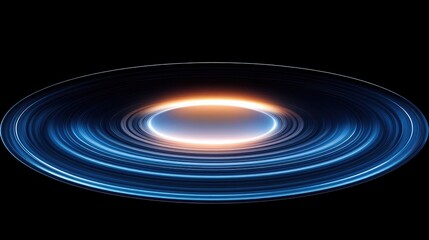 Cosmic Light Rings Around a Bright Central Celestial Object