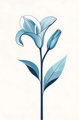 Obraz premium A beautiful vector art illustration of Alstroemerias flowers, showcasing their elegant petals and vibrant colors. Created with generative AI.