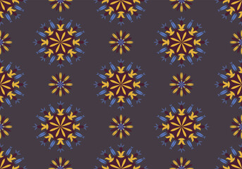 seamless damask flora pattern design for ceramic tile fabric wallpaper background wrapping art print textile scrapbook paper 