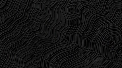 Abstract Black Waves Texture Design for Modern Backgrounds