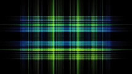 Obraz premium Abstract Colorful Lines and Stripes Pattern in Green and Blue Tones