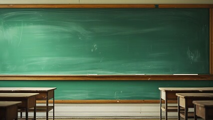 School green board for teaching students