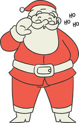 cartoon santa claus
